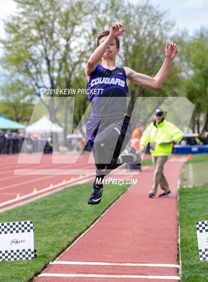 Thumbnail 3 in CHSAA Track and Field 2A Championships (Boys Long Jump) photogallery.