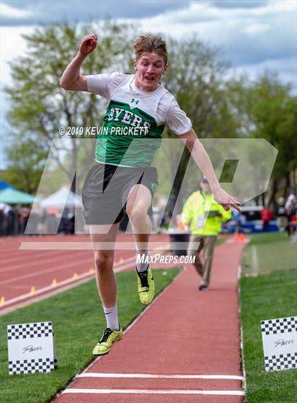 Thumbnail 1 in CHSAA Track and Field 2A Championships (Boys Long Jump) photogallery.