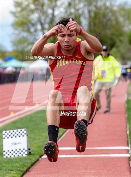 Thumbnail 3 in CHSAA Track and Field 2A Championships (Boys Long Jump) photogallery.