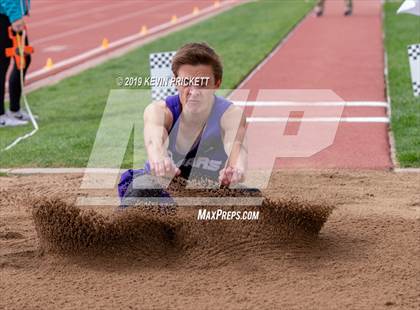 Thumbnail 3 in CHSAA Track and Field 2A Championships (Boys Long Jump) photogallery.