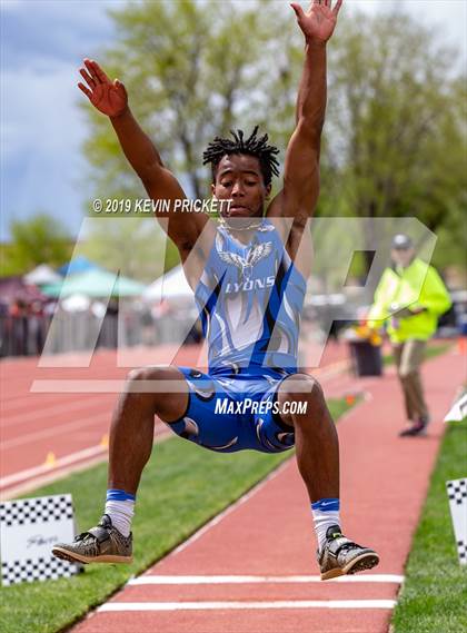 Thumbnail 3 in CHSAA Track and Field 2A Championships (Boys Long Jump) photogallery.