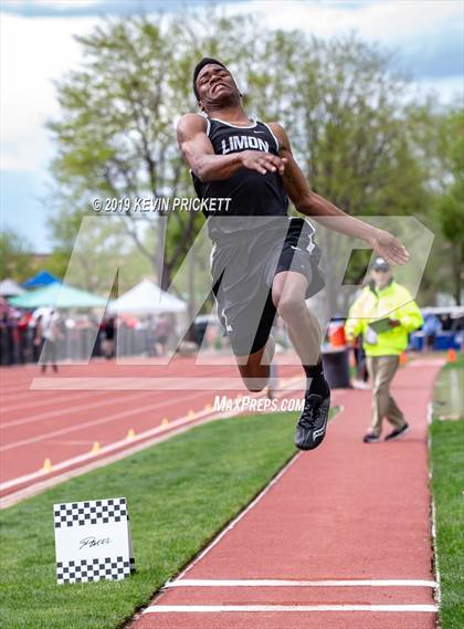 Thumbnail 2 in CHSAA Track and Field 2A Championships (Boys Long Jump) photogallery.