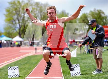Thumbnail 1 in CHSAA Track and Field 2A Championships (Boys Long Jump) photogallery.