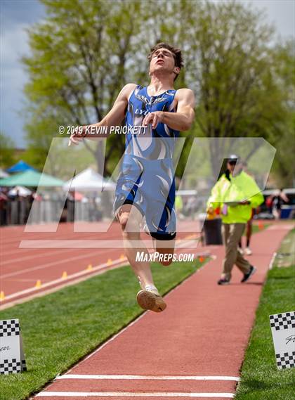 Thumbnail 3 in CHSAA Track and Field 2A Championships (Boys Long Jump) photogallery.