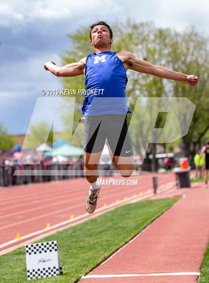 Thumbnail 1 in CHSAA Track and Field 2A Championships (Boys Long Jump) photogallery.