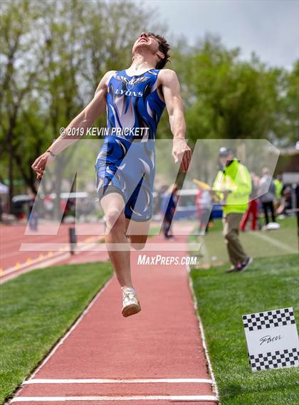 Thumbnail 3 in CHSAA Track and Field 2A Championships (Boys Long Jump) photogallery.