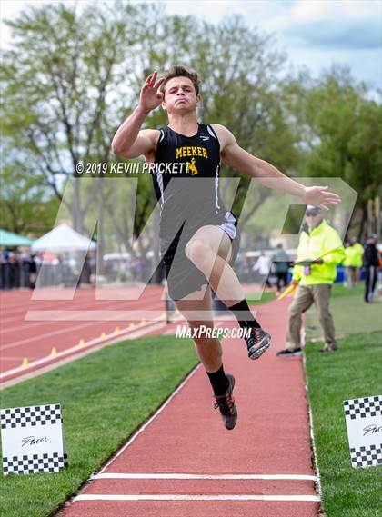 Thumbnail 2 in CHSAA Track and Field 2A Championships (Boys Long Jump) photogallery.
