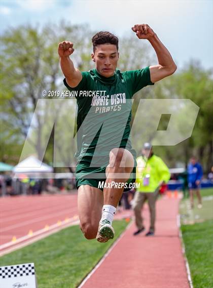 Thumbnail 2 in CHSAA Track and Field 2A Championships (Boys Long Jump) photogallery.