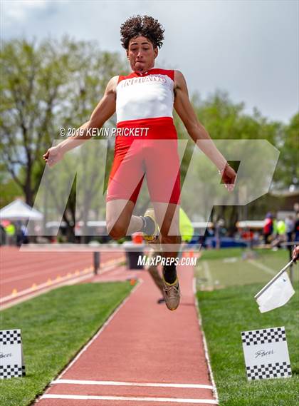 Thumbnail 2 in CHSAA Track and Field 2A Championships (Boys Long Jump) photogallery.