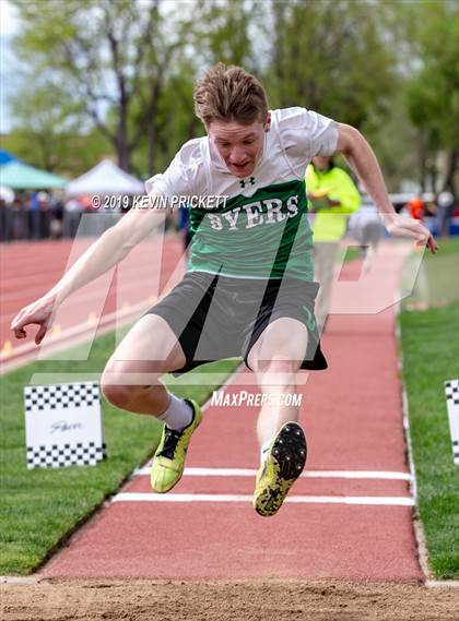 Thumbnail 1 in CHSAA Track and Field 2A Championships (Boys Long Jump) photogallery.