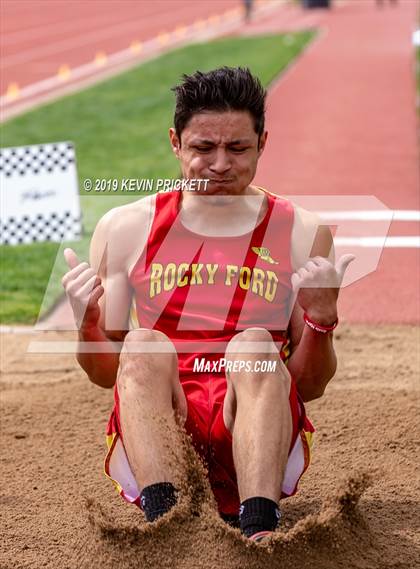 Thumbnail 2 in CHSAA Track and Field 2A Championships (Boys Long Jump) photogallery.
