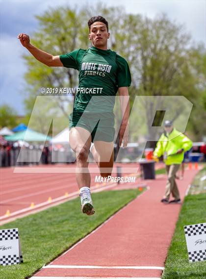 Thumbnail 3 in CHSAA Track and Field 2A Championships (Boys Long Jump) photogallery.