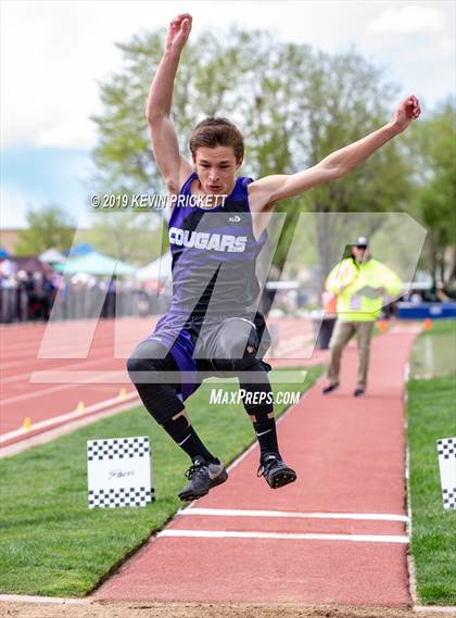 Thumbnail 3 in CHSAA Track and Field 2A Championships (Boys Long Jump) photogallery.