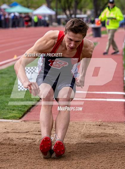 Thumbnail 1 in CHSAA Track and Field 2A Championships (Boys Long Jump) photogallery.