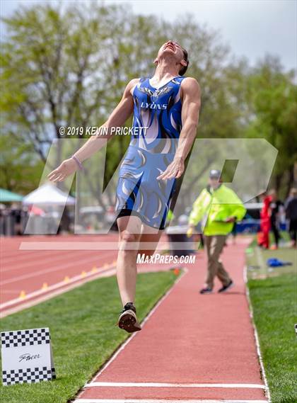 Thumbnail 1 in CHSAA Track and Field 2A Championships (Boys Long Jump) photogallery.