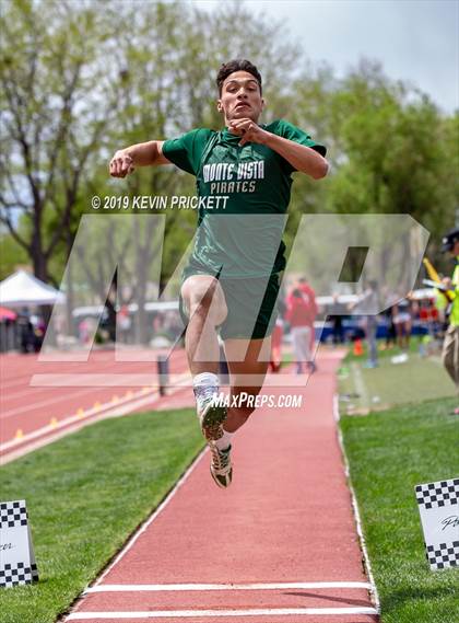 Thumbnail 3 in CHSAA Track and Field 2A Championships (Boys Long Jump) photogallery.