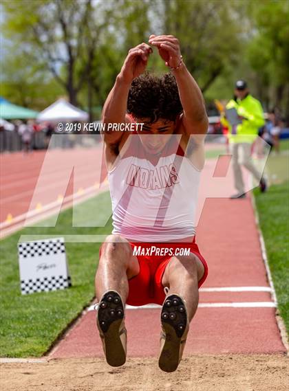 Thumbnail 1 in CHSAA Track and Field 2A Championships (Boys Long Jump) photogallery.