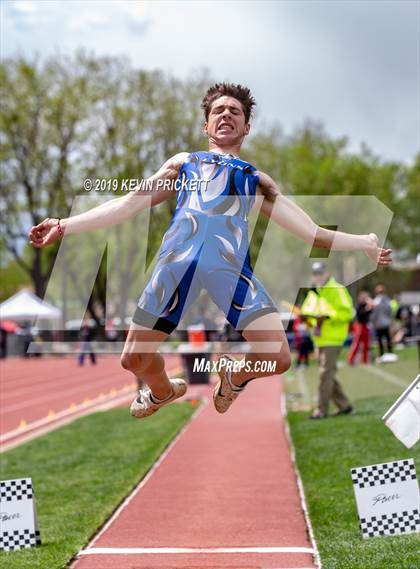 Thumbnail 1 in CHSAA Track and Field 2A Championships (Boys Long Jump) photogallery.