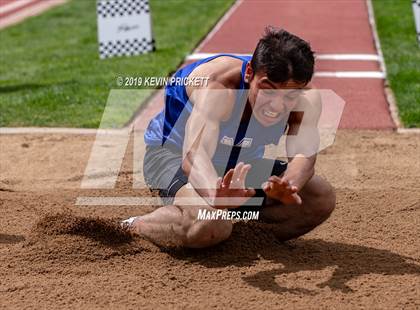 Thumbnail 3 in CHSAA Track and Field 2A Championships (Boys Long Jump) photogallery.