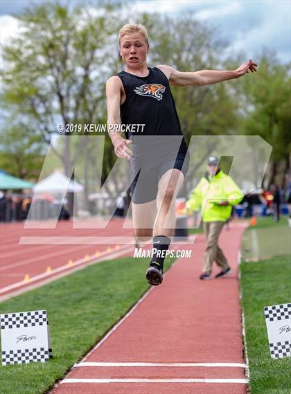 Thumbnail 1 in CHSAA Track and Field 2A Championships (Boys Long Jump) photogallery.