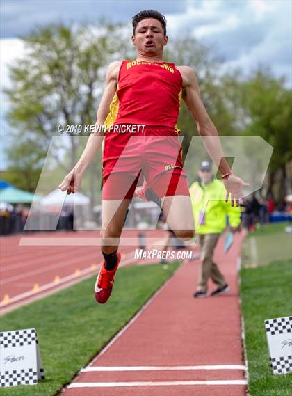 Thumbnail 1 in CHSAA Track and Field 2A Championships (Boys Long Jump) photogallery.