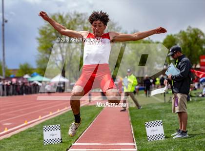 Thumbnail 3 in CHSAA Track and Field 2A Championships (Boys Long Jump) photogallery.