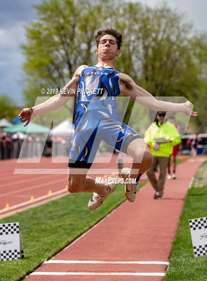 Thumbnail 1 in CHSAA Track and Field 2A Championships (Boys Long Jump) photogallery.