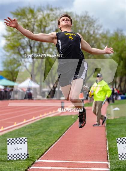Thumbnail 1 in CHSAA Track and Field 2A Championships (Boys Long Jump) photogallery.
