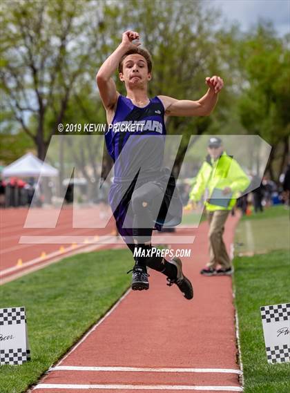 Thumbnail 1 in CHSAA Track and Field 2A Championships (Boys Long Jump) photogallery.