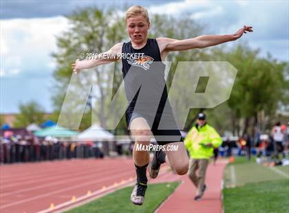 Thumbnail 1 in CHSAA Track and Field 2A Championships (Boys Long Jump) photogallery.