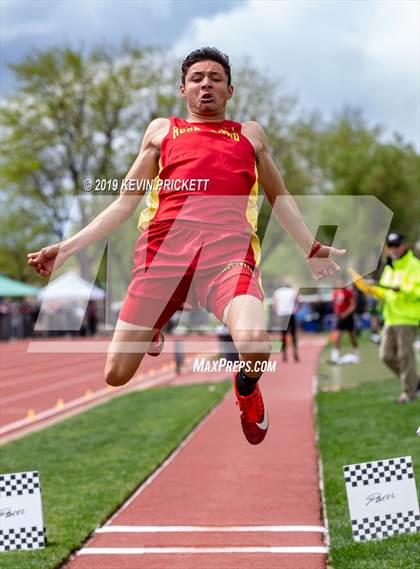 Thumbnail 1 in CHSAA Track and Field 2A Championships (Boys Long Jump) photogallery.