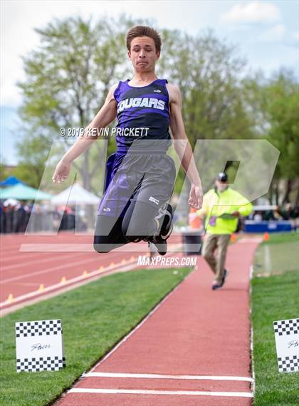 Thumbnail 1 in CHSAA Track and Field 2A Championships (Boys Long Jump) photogallery.