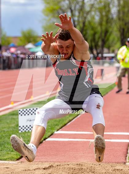 Thumbnail 1 in CHSAA Track and Field 2A Championships (Boys Long Jump) photogallery.