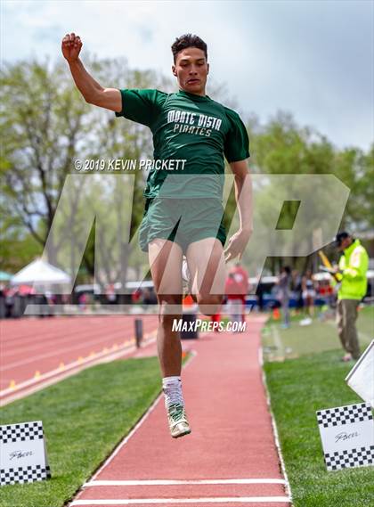 Thumbnail 1 in CHSAA Track and Field 2A Championships (Boys Long Jump) photogallery.