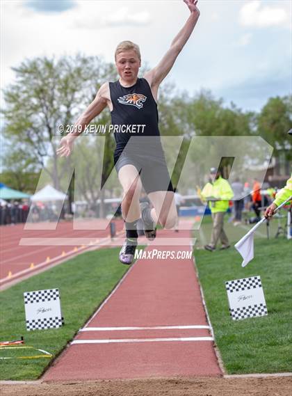 Thumbnail 1 in CHSAA Track and Field 2A Championships (Boys Long Jump) photogallery.