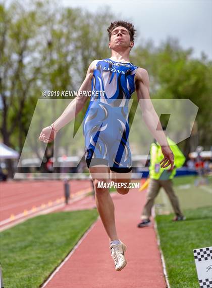 Thumbnail 2 in CHSAA Track and Field 2A Championships (Boys Long Jump) photogallery.