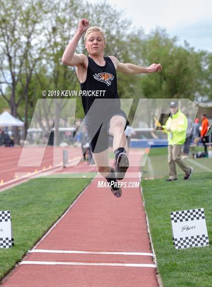 Thumbnail 1 in CHSAA Track and Field 2A Championships (Boys Long Jump) photogallery.