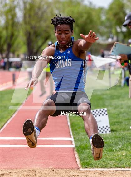 Thumbnail 1 in CHSAA Track and Field 2A Championships (Boys Long Jump) photogallery.