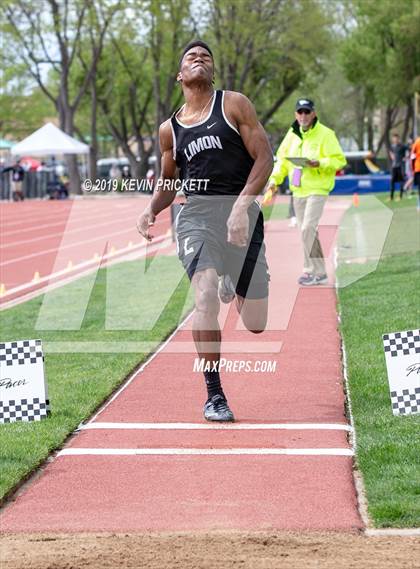 Thumbnail 3 in CHSAA Track and Field 2A Championships (Boys Long Jump) photogallery.