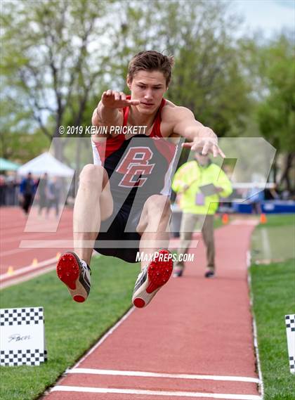Thumbnail 2 in CHSAA Track and Field 2A Championships (Boys Long Jump) photogallery.
