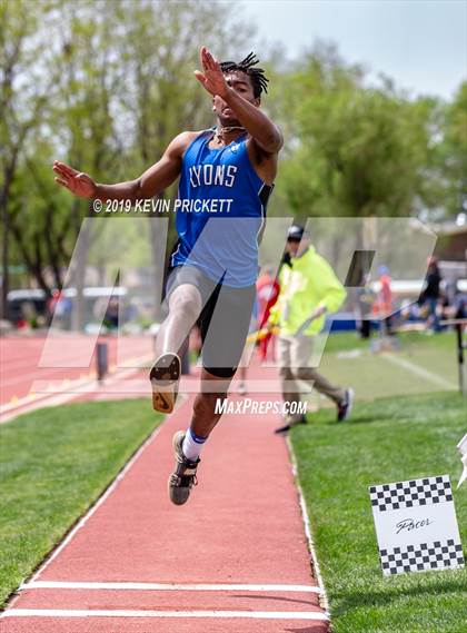 Thumbnail 1 in CHSAA Track and Field 2A Championships (Boys Long Jump) photogallery.