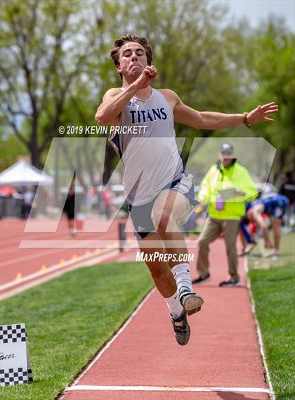 Thumbnail 1 in CHSAA Track and Field 2A Championships (Boys Long Jump) photogallery.