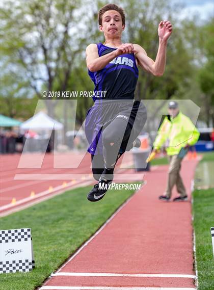 Thumbnail 1 in CHSAA Track and Field 2A Championships (Boys Long Jump) photogallery.