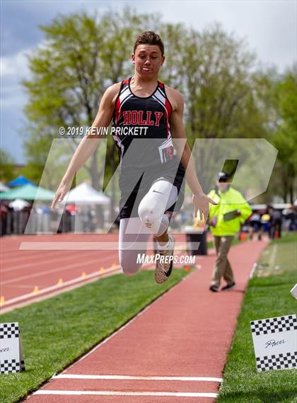 Thumbnail 1 in CHSAA Track and Field 2A Championships (Boys Long Jump) photogallery.