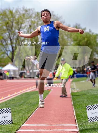Thumbnail 3 in CHSAA Track and Field 2A Championships (Boys Long Jump) photogallery.