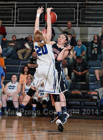 Thumbnail 2 in Cosby vs Washburn (TSSAA D2-A District Final) photogallery.