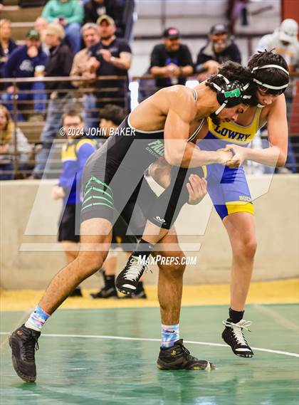 Thumbnail 3 in Churchill County vs. Lowry (Northern 3A Duals) photogallery.