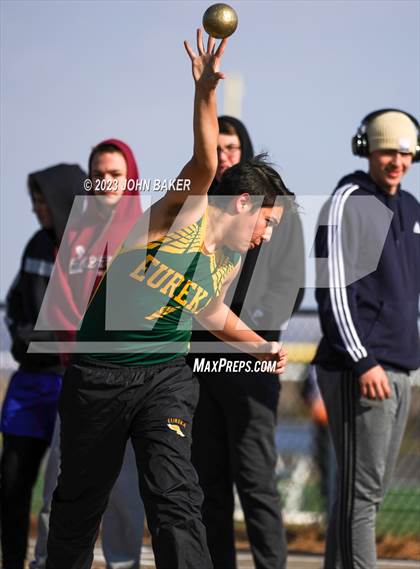 Thumbnail 2 in Fernley League Meet (Shot Put) photogallery.