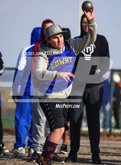 Thumbnail 3 in Fernley League Meet (Shot Put) photogallery.