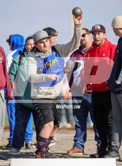 Thumbnail 2 in Fernley League Meet (Shot Put) photogallery.